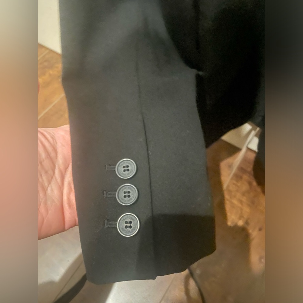 Calvin Klein, Black, One Button Blazer. - image 4